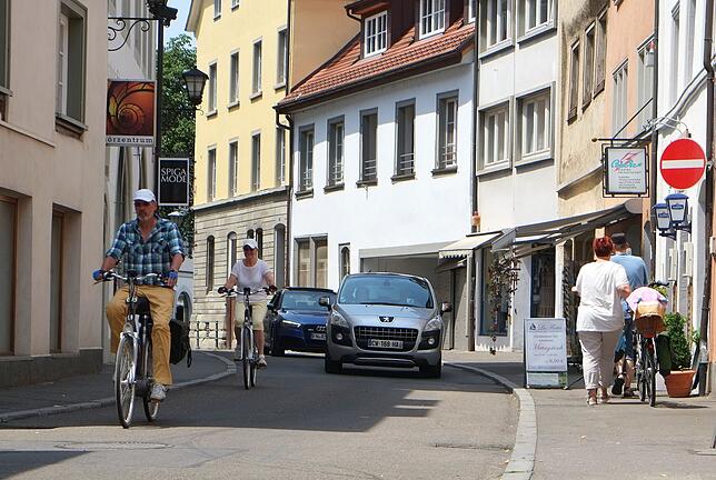 Seit Jahren wird über die Umwandlung der Hafenstraße in eine Fahrradstraße diskutiert. Umgesetzt wurde bislang noch nichts.