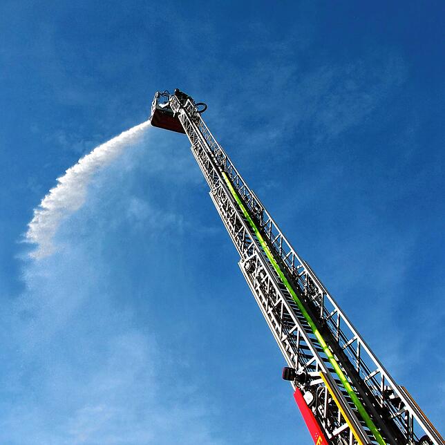 Bild 5: Bilder von der Schauübung der Feuerwehr und der Rettungsdienste auf dem Radolfzeller Marktplatz
