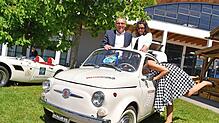 Der kultige Italiener: Fiat 500, alias Knutschkugel, wird zur Klassikwelt Bodensee in der Sonderschau präsentiert. Projektleiter Roland ...