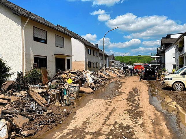 Die Max-Planck-Straße in Ahrweiler
