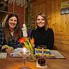 Das Frühlingsfest steht vor der Tür (von links): Katja Hauber und die Vorsitzende Victoria Gerspach vom Gewerbeverein Herrischried ...