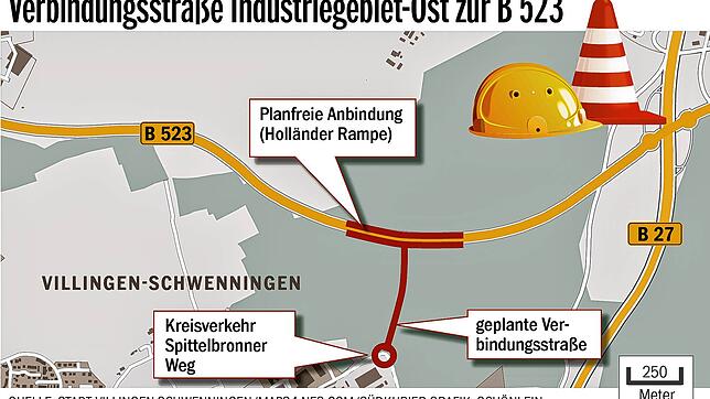Bild : Polit-Poker um eine Straße: Warum die Schwenninger Ostanbindung im Gemeinderat jetzt doch scheitern kann