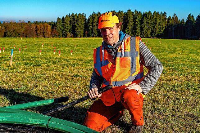 Für 7,5 Megawatt Leistung müssen auch dicke Stromleitungen verlegt werden.