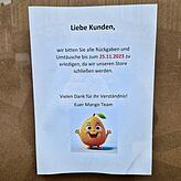 Seit einigen Wochen gibt es diesen Aushang an der Scheibe der Filiale in der Hegaustraße. Die Kunden werden gebeten, bis zum 25. ...