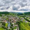 Gurtweil von oben: Der Ortsteil der Doppelstadt Waldshut-Tiengen hat als einziger zehn Sitze im Ortschaftsrat zu vergeben. In den ...