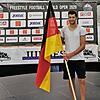 Fußball-Freestyler Patrick Bäurer aus Hondingen tritt diese Woche bei der Freestyle-WM in Prag an. Bild: Nils Effinghausen