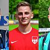 Unsere Hochrhein-Torschützen von diesem Wochenende (von links) Pius Blatter (FC Schlüchttal), Urs Isele (FC Tiengen 08) und Jonas Krumm ...