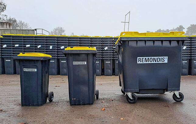 Diese Tonnengrößen für den Verpackungsmüll gibt es: 120-, 240- und 1100 Liter.