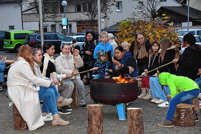 Bild 10: Martinsmarkt der Eigeltinger Schule