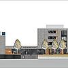 So soll der IHK-Neubau im Zentralbereich von der Südseite her aussehen.