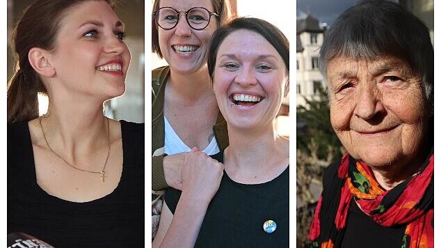 Vier Frauen, die in der Schweiz für ihre Rechte gekämpft haben.