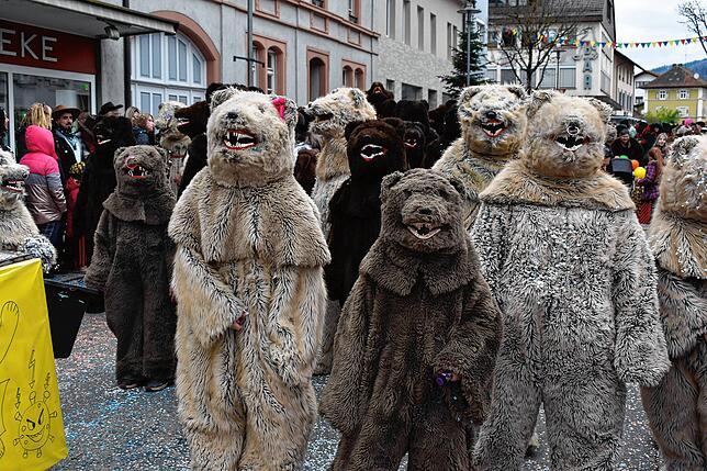 Bild 18: So bunt ziehen die Narren am Sonntag durch Wehr