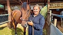 Katrin Frech, hier mit ihrem Wallach Captain, ist entsetzt, dass jemand mutwillig Pferde in Gefahr bringe. Sie hat beide Vorfälle bei ...