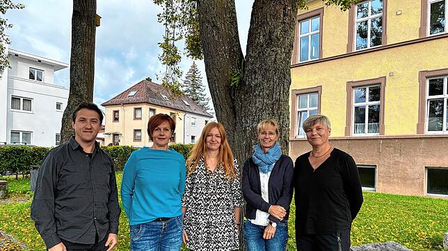 Das Team der Krebsberatungsstelle (von links): Daniel Bass, Sabine Küssner, Susanne Scheiber, Antje Pilger und Birgit Kaltenbrunner. ...