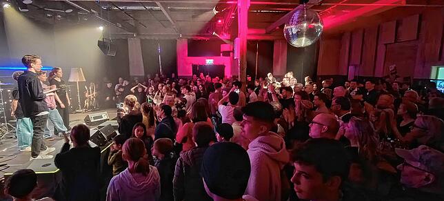 Bild 20: Viel zu hören gab es beim Schüler-Bandcontest in der Lauffenmühle