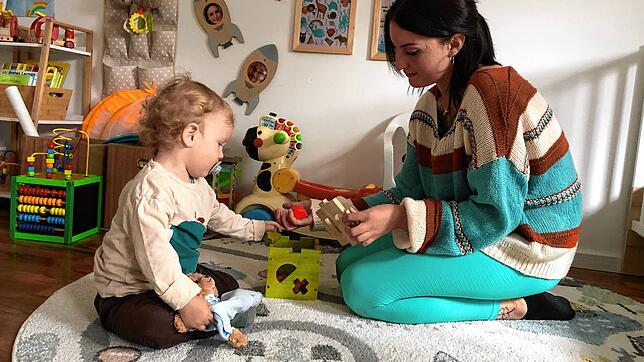 Seit Patricia Barberio wieder arbeitet, geht es ihr besser. Sie hat einen Ausgleich zu dem Vollzeit-Mama-Sein und genießt es, wieder ...