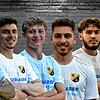 Neues Sextett: In den Kader der ersten Mannschaft des SV 08 Laufenburg rücken in der kommenden Saison (von links) Emanuel Esser, Klejdi ...