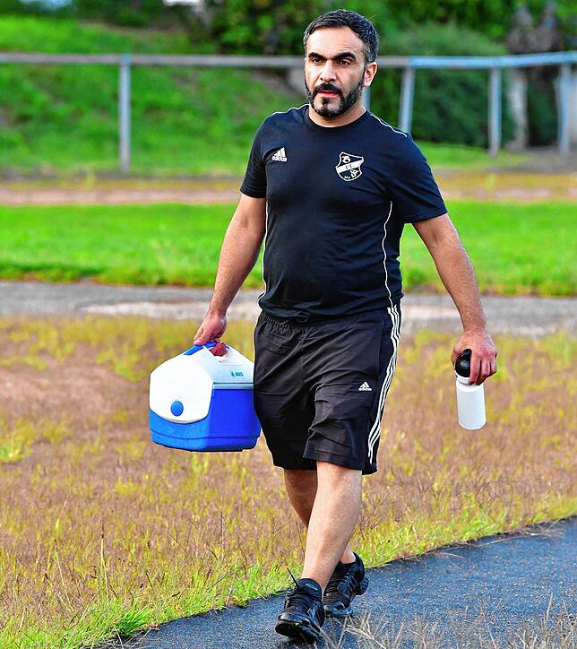 Engagiert: Vorsitzender Teberdar „Tebo“ Yildirim von Bosporus FC Friedlingen ist nicht nur als Funktionär und Repräsentant ...