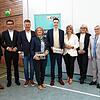Nach der Wahl: Die CDU-Mitglieder (von links) Philipp Studinger (Ersatzkandidat) , Adrian Probst, Andreas Schwab, die unterlegene ...