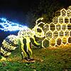 (Archivbild) Etwa zwei Dutzend Figuren und Lichtinstallationen erhellten im vergangenen Jahr die Insel Mainau beim Christmas Garden ...