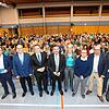 Zeigten ein starke Leistung auf dem SÜDKURIER-Podium (von links): Stephan Freißmann, Leiter der Lokalredaktion in Singen, die ...