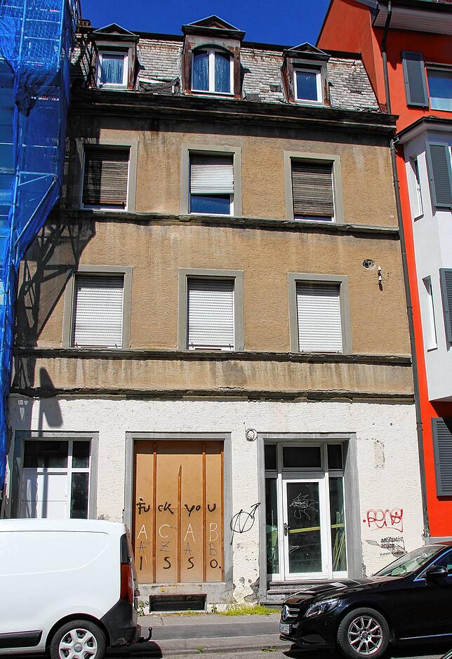 Auch Leerstand, wie hier bei einem Haus in der Markgrafenstraße, ist ein Problem.