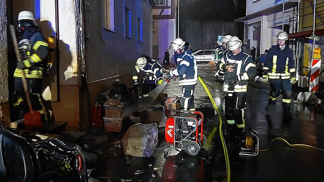 Einsatz in der Fuchsgasse.