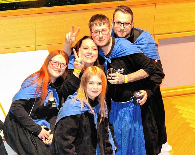 Bild 4: Mitreißende Guggenmusik bestimmte das 20- jährigen Jubiläum der „Brändbach Hupä“ in Bräunlingen.