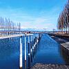 Während der Mooser Hafen in Winterruhe liegt, debattierte der Gemeinderat über die Vergabe frei gewordener Liegeplätze.