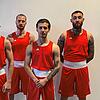 Diese Kämpfer des Boxclubs Singen nehmen an den Baden-Württembergischen Meisterschaften teil: (von links) Dima Abramovic, Louis Eger, ...