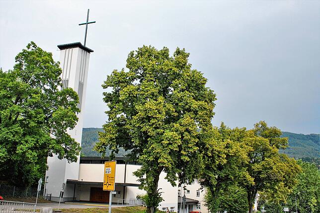Die evangelische Friedenskirche in Wehr.