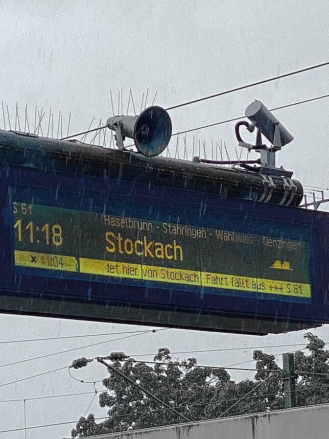 Bild 3: Eindrücke von den Überflutungen durch Starkregen in Radolfzell