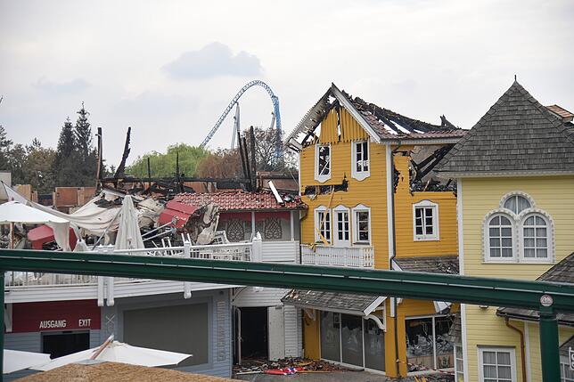 Nach dem Brand im Europa-Park