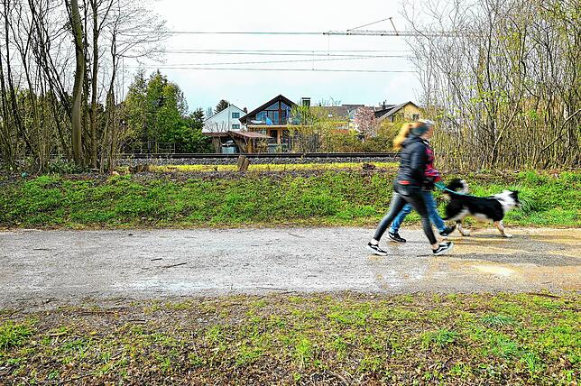 Tabula rasa am Bahndamm: Die Schneise nahe der Kläranlage ist noch immer ein Rätsel. Die FGL fordert jetzt Aufklärung.