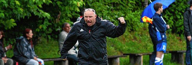 Jubelschrei: Mit dem SV Buch stand Trainer Torsten Stockmann an den ersten sechs Spieltagen sensationell an der Tabellenspitze. Am Ende ...