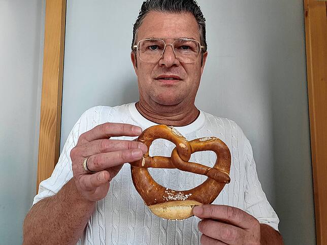 Georg Krachenfels hofft, sein Unternehmen retten zu können. Unser Bild stammt von August 2022.