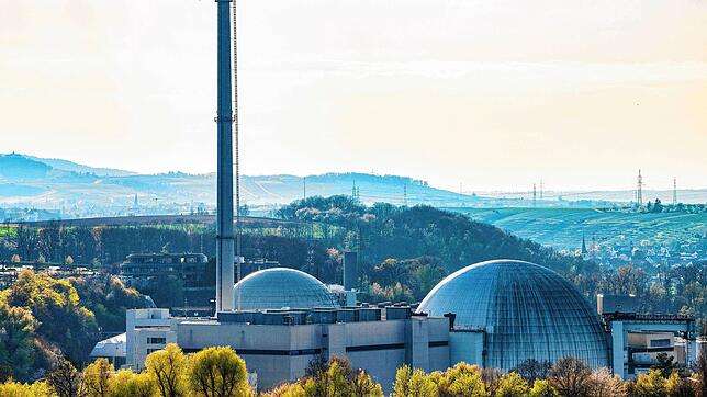 Das AKW Neckarwestheim in Baden-Württemberg wird als eines der letzten drei in Deutschland abgeschaltet.