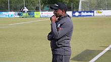 Jackson Agbongkhese, Trainer des SV Aasen, musste sich von Beginn an keine Gedanken über den verdienten Sieger der Partie gegen die DJK ...