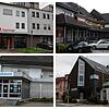 Die Sparkasse hat angekündigt, die Bankfilialen in Bodman-Ludwigshafen (oben links) und Eigeltingen (Oben rechts) zu schließen. Die ...