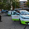 Zwei Car-Sharing-Autos bei einer Vorführung des Angebots auf dem Parkplatz des St. Josefshauses. Die Corona-Krise setzte den Anbieters ...