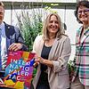 Freuen sich auf den Internationalen Tag: Ob Simon Gröger, Manuela Restle (Stabstelle Partizipation und Integration) und Bürgermeisterin ...