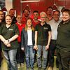 Der Vorstand der DLRG Radolfzell (von links): Die Vorsitzenden Steffen Mengele, Stephan Wien und Sandra Götting sowie Markus Ruf, Elisa ...