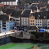 Während in den Schweizer Altstadt-Gassen der Bär steppte, blieb die deutsche Altstadt und die alte Rheinbrücke nahezu menschenleer. Der ...