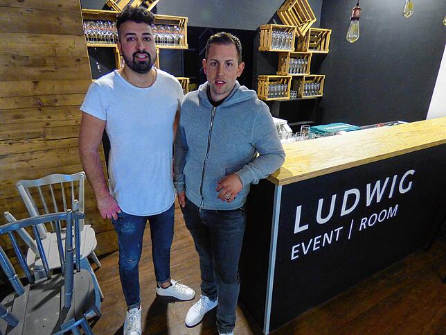 Den Eventroom auf der gegenüberliegenden Seite des Cafés wollen die neuen Pächter abends öffnen, als eine zweite Lounge neben dem Hauptcafé.