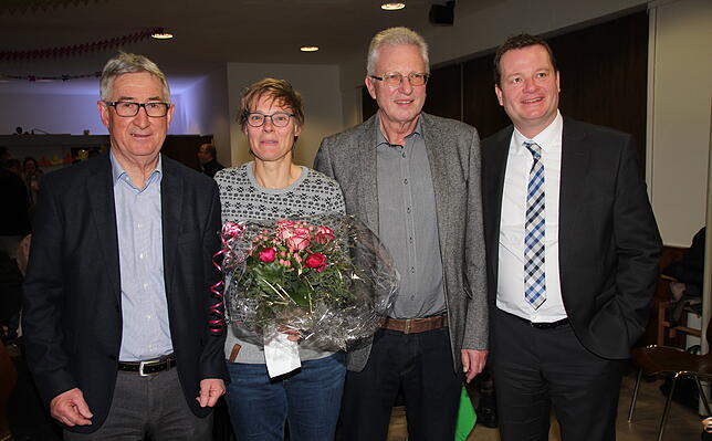 Wolfgang Lutz (von links), Denise Rutschmann, Roland Brecht und Daniel Lehmann sind nun nicht mehr im Vorstand des StadtSportVerbands.