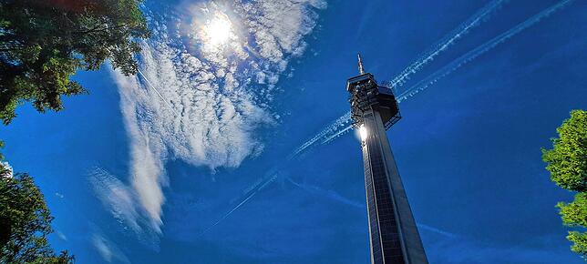 Der St. Chrischona Swisscom Sendeturm ist nicht mehr öffentlich zugänglich.