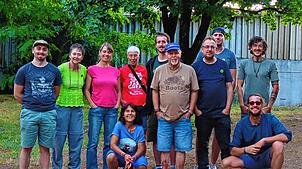 Ehrenamtliche Biberberater des Landkreises Waldshut (hinten, von links): Michel Hornschuch, Christiane Gier, Cerstin Bohnert, Iris ...