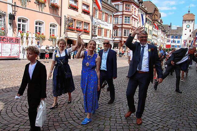 Bild 12: Waldshuter Chilbi 2025: So viel Freude macht der Festumzug in der Kaiserstraße - die schönsten Bilder