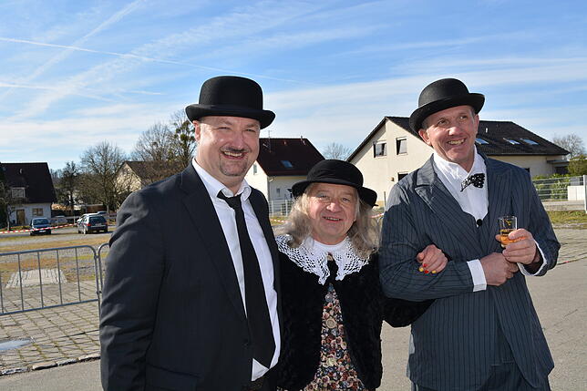 Bild 3: Bilder vom Leimbacher Rathaussturm
