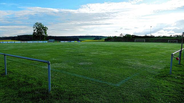 Den Rasen des SV Kreenheinstetten-Leibertingen stutzt seit Kurzem ein Mähroboter, die Investition wird von der Gemeinde gefördert. Bild: ...